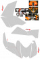 Preview: Cutting Patern for KTM Quad SX/XC 450/505/525